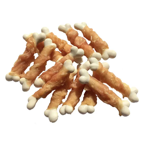 Real Meat Chicken Wraps Cheese Bone Dog Snacks Pet Food Pet Supply