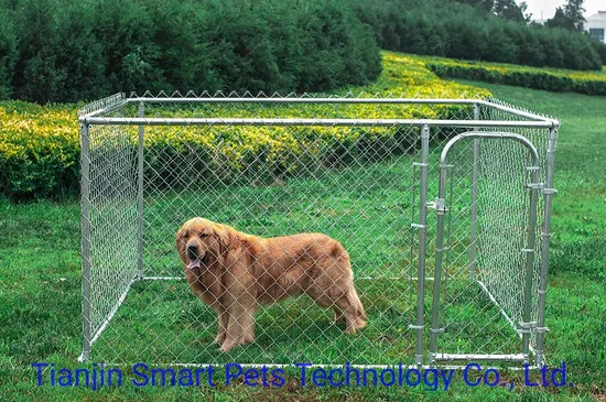Large Metal Chain Link Dog Kennel Run Pet Supply