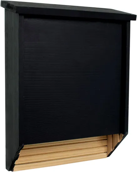 Outdoor Garden Backyard Mosquito Control Eliminator Wooden Bat House Chamber 