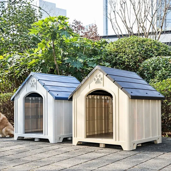 Customized Plastic Pet House Dog House for Access Control 