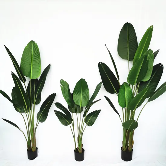 110/140/160/180/210cm Faux Plants Artificial Decorative Bird of Paradise Plant 