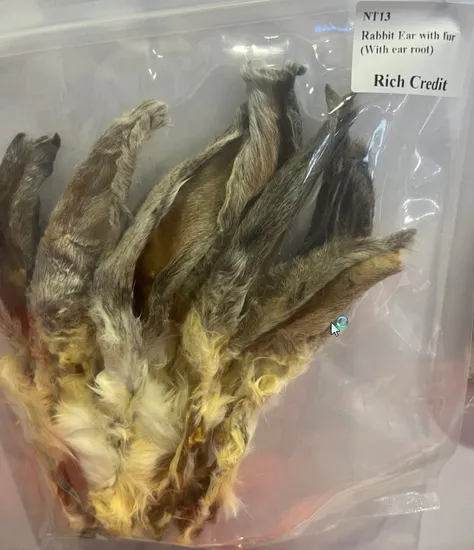 Premium Dog Chews Naturral Rabbit Rar with Fur Dental Chews 