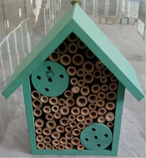 BSCI Factory Wooden Hanging Insect House for Gardens 