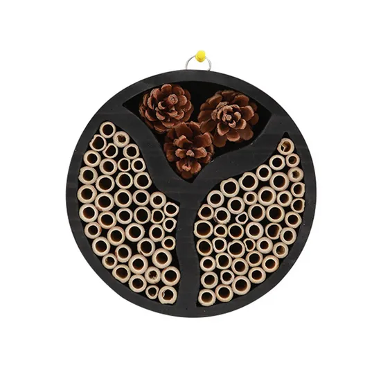 a Large Spot Insect House Bee Nest Honeycomb Wood Crafts Breeding Nest 