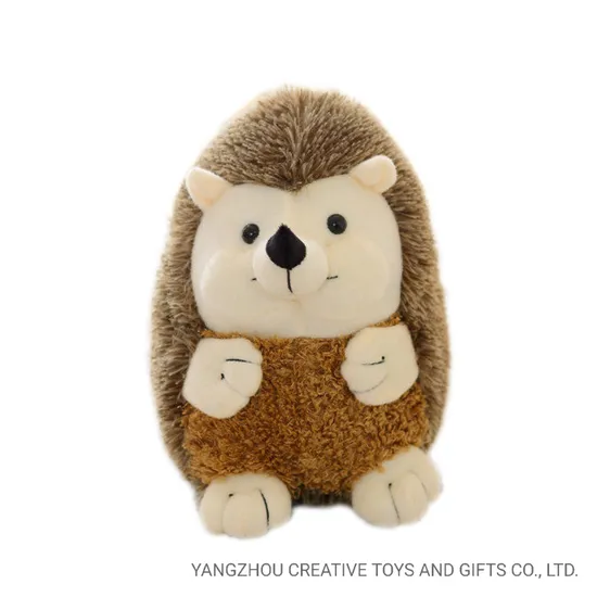 Lovely Soft Stuff Hedgehog Sitting Plush Hedgehog Birthday Presents for Children 