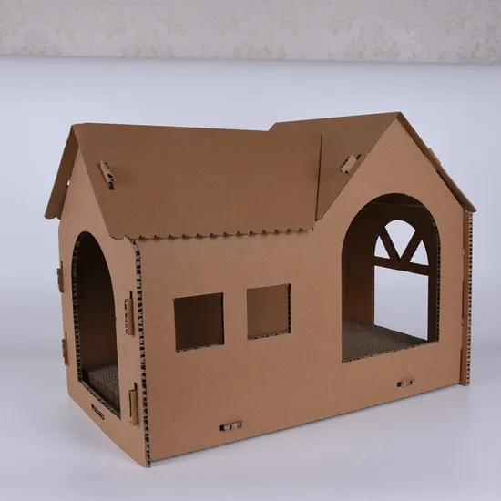 Bdl Cat Scratch Board Cat House Cat Toys Corrugated Paper Pet Cat Villa Pet Lifestyle Supplies 