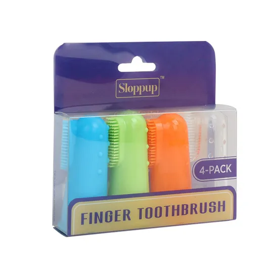 Cross Border Pet Finger Cots Toothbrushes Dog Finger Toothbrushes Cat and Dog Oral Cleaning Tools Pet Supplies Wholesale 
