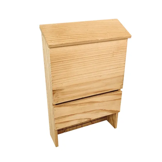 Easy to Hang Wooden Bat House Kit Clean Your Backyard From Mosquitoes 