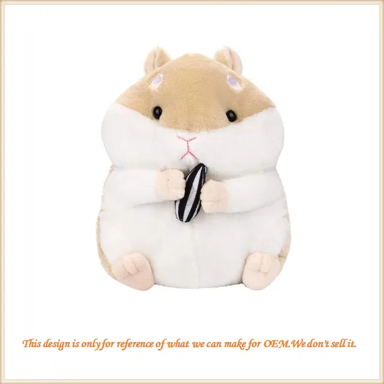 Plush Animal Stuffed Hamster Toy 