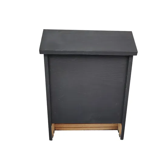 Custom Color Black Soild Wood Cedar Wood Waterproof Bat House for Yard 