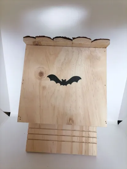 Outdoor Yard Durable Wooden Bat House for Mosquito Pest Control 